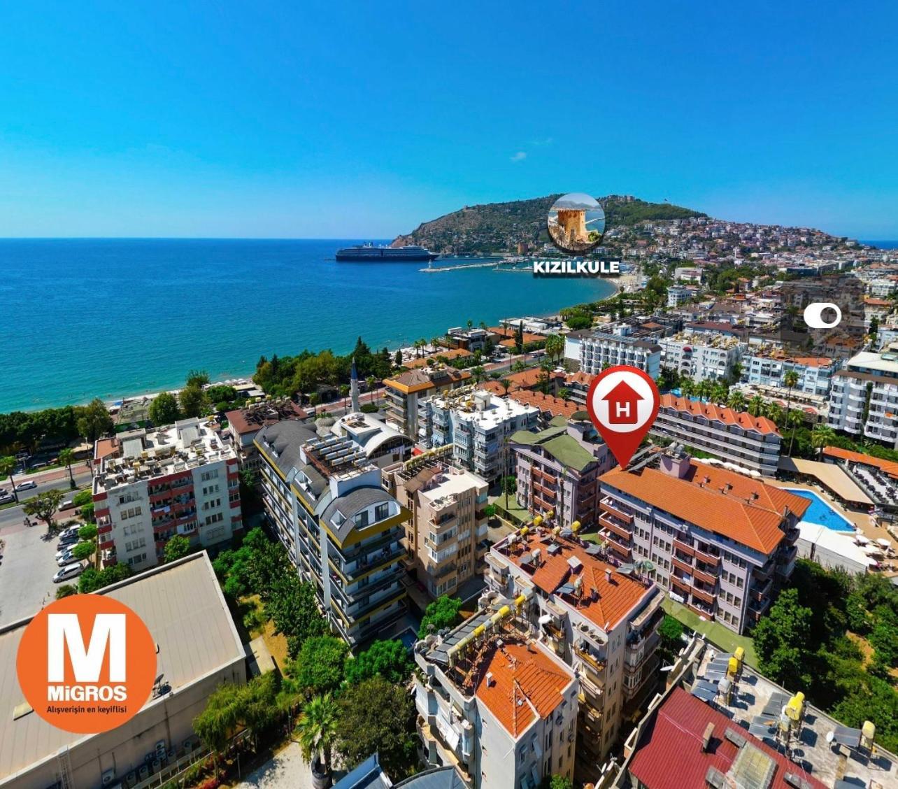 Maren City Apart Hotel Алания Экстерьер фото